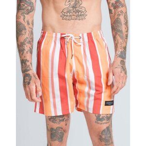 Mens Swimming Trunks Sz  M Vacancy Co. Australia Quick Dry Shorts lining Calypso